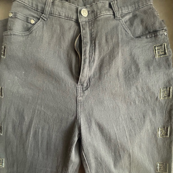 Gray Denim Fendi Pants - Picture 4 of 4